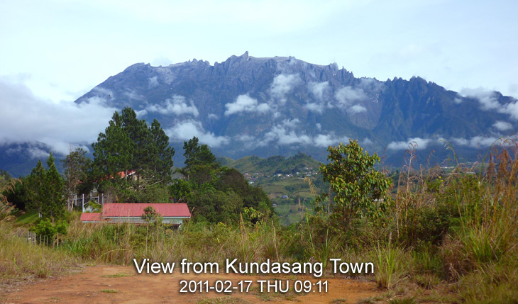 View from Kundasang Town 2011-02-17 THU 09:11