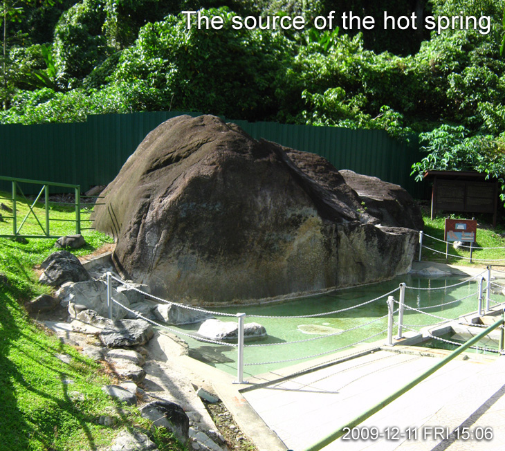 The Source of Hot sprint  (Mata Air Panas).
