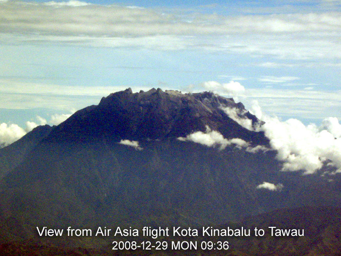 View from Air Asia flight Kota Kinabalu to Tawau 2008