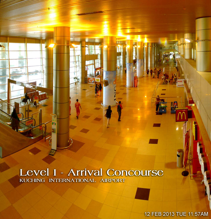 KUCHING  INTERNATIONAL  AIRPORT Level 1 - Arrival Concourse