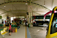 Express buses terminal in Bintulu City: