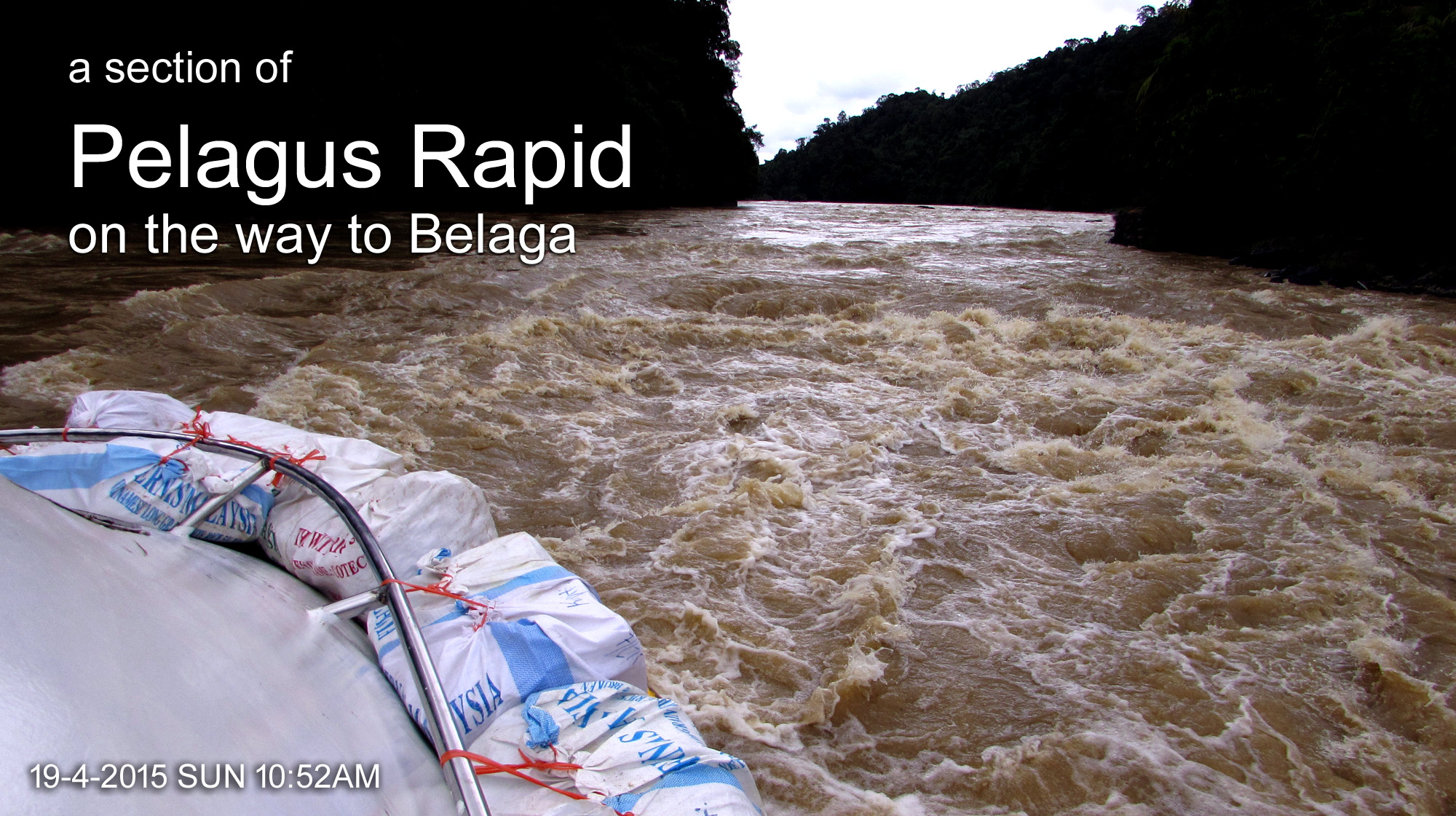 Pelagus Rapid on the way to Belaga