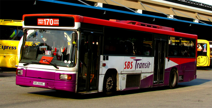 SBS Transit (From/to Singapore only) 