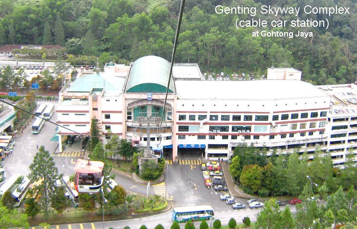 Genting Skyway Complex in Gohtong Jaya - the lower station