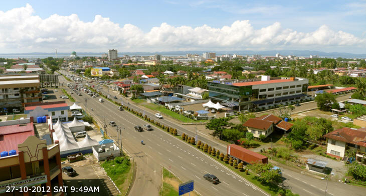 View of Tawau Town Center from Promenade Hotel