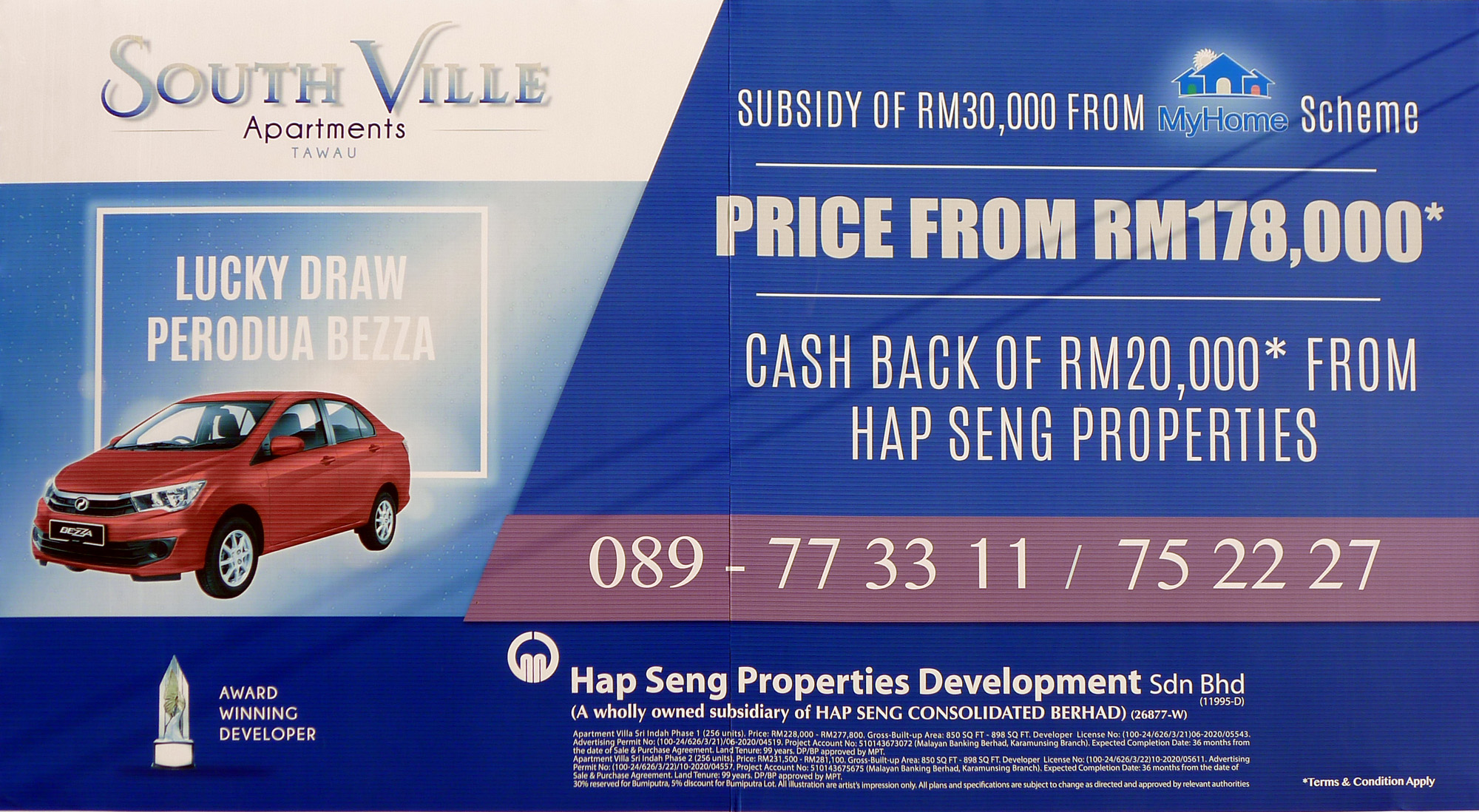 South Ville Apartments Price from Rm 178,000
