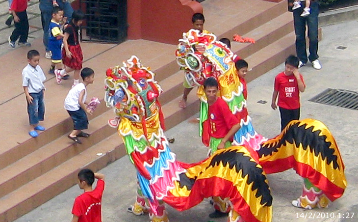 Lion Dance in Malaysia