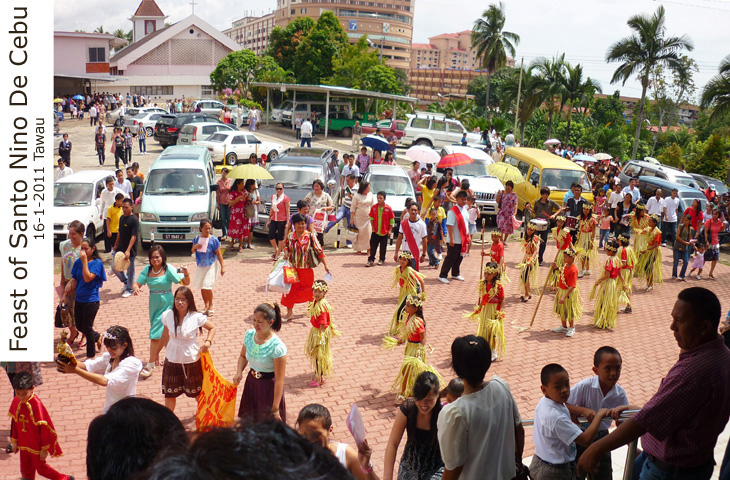 Feast of Santo Nino De Cebu 16-1-2011 Tawau