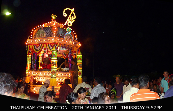 THAIPUSAM 2011 - CHARIOT PROCESSION