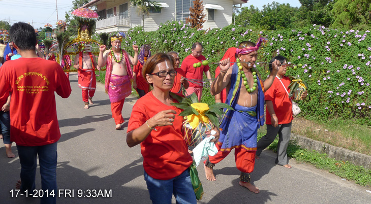 KAVADI PROCESSION in Tawau Town