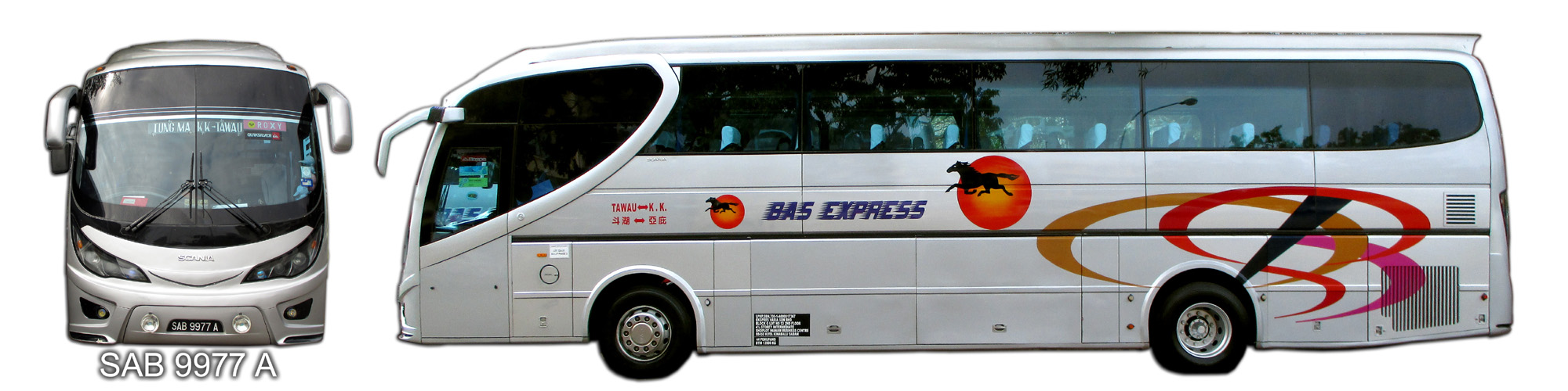 Tung Ma Express Tawau - Kota Kinabalu - Tawau