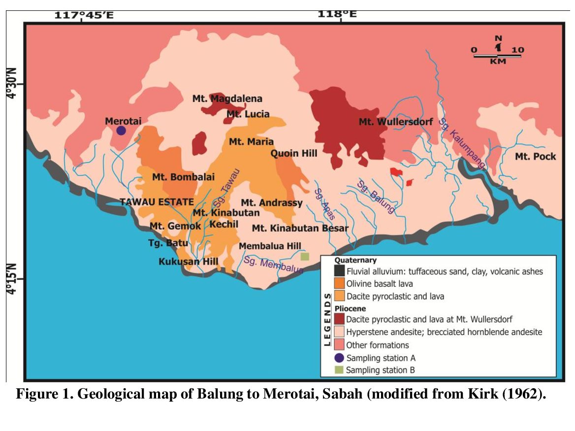 Volcanic geology